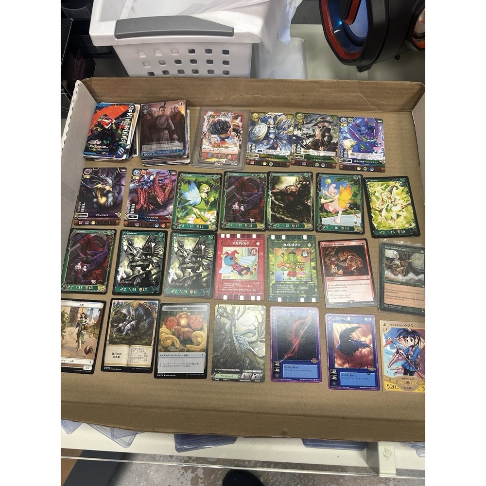 Random mixed lot of japanese bandai / carddass / misc vintage - modern TCG